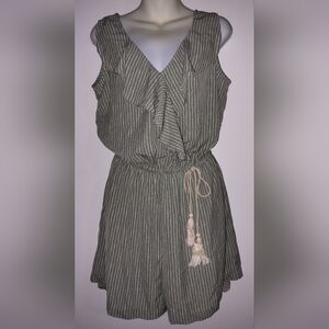 NWT Women's Gigio Sleeveless Striped Romper M